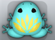 Aqua Aurum Lotus Frog from Pocket Frogs