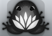 Black Albeo Lotus Frog from Pocket Frogs