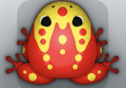 Red Aurum Ludo Frog from Pocket Frogs