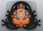 Black Carota Magus Frog from Pocket Frogs