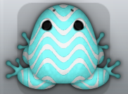 Aqua Albeo Marinus Frog from Pocket Frogs