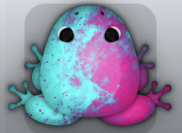 Aqua Floris Nebula Frog from Pocket Frogs