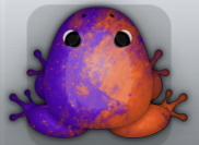 Purple Carota Nebula Frog from Pocket Frogs