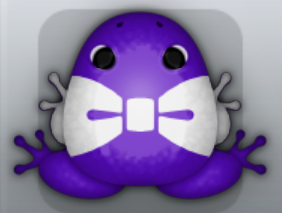 Purple Albeo Nodare Frog from Pocket Frogs