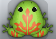 Green Carota Ornatus Frog from Pocket Frogs