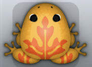 Orange Carota Ornatus Frog from Pocket Frogs