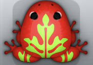 Red Folium Ornatus Frog from Pocket Frogs