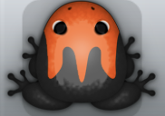 Black Carota Persona Frog from Pocket Frogs