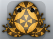 Orange Bruna Quilta Frog from Pocket Frogs