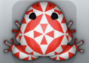 Red Albeo Quilta Frog from Pocket Frogs