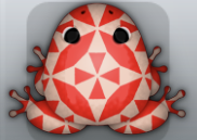 Red Ceres Quilta Frog from Pocket Frogs
