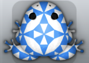 White Caelus Quilta Frog from Pocket Frogs