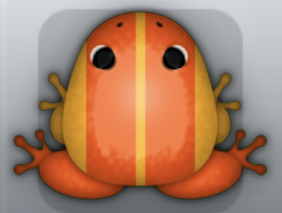 Orange Carota Shelbus Frog from Pocket Frogs