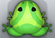 Emerald Folium Trivium Frog from Pocket Frogs