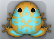 Orange Callaina Procursus Frog from Pocket Frogs