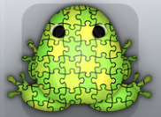 Yellow Muscus Pompeius Frog from Pocket Frogs