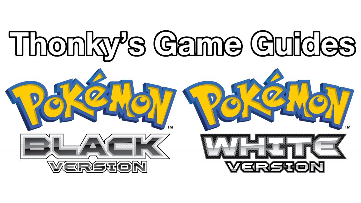 Pokemon Black and White walkthrough and supplemental guide