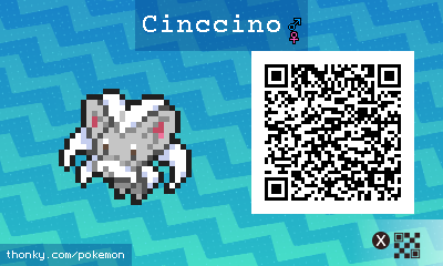 Cinccino QR Code for Pokémon Sun and Moon QR Scanner