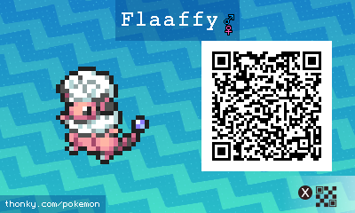 Flaaffy QR Code for Pokémon Sun and Moon QR Scanner