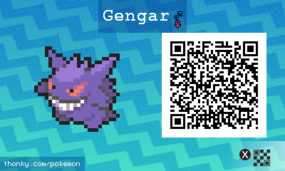 Gengar Qr Codes Pokemon Sun And Moon Walkthrough