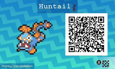 Huntail QR Code for Pokémon Sun and Moon QR Scanner