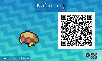 Kabuto QR Code for Pokémon Sun and Moon QR Scanner