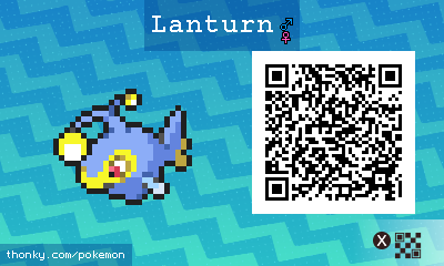 Lanturn QR Code for Pokémon Sun and Moon