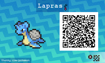 Lapras Qr Codes Pokemon Sun And Moon Walkthrough