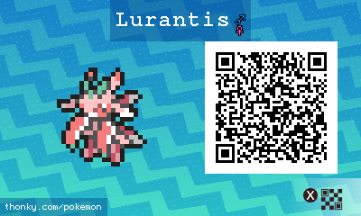 Lurantis QR Code for Pokémon Sun and Moon