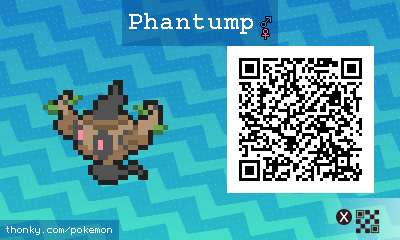 Phantump QR Code for Pokémon Sun and Moon QR Scanner