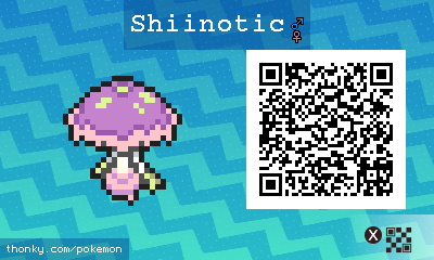 Shiinotic QR Code for Pokémon Sun and Moon