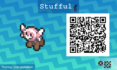 Stufful QR Code for Pokémon Sun and Moon QR Scanner