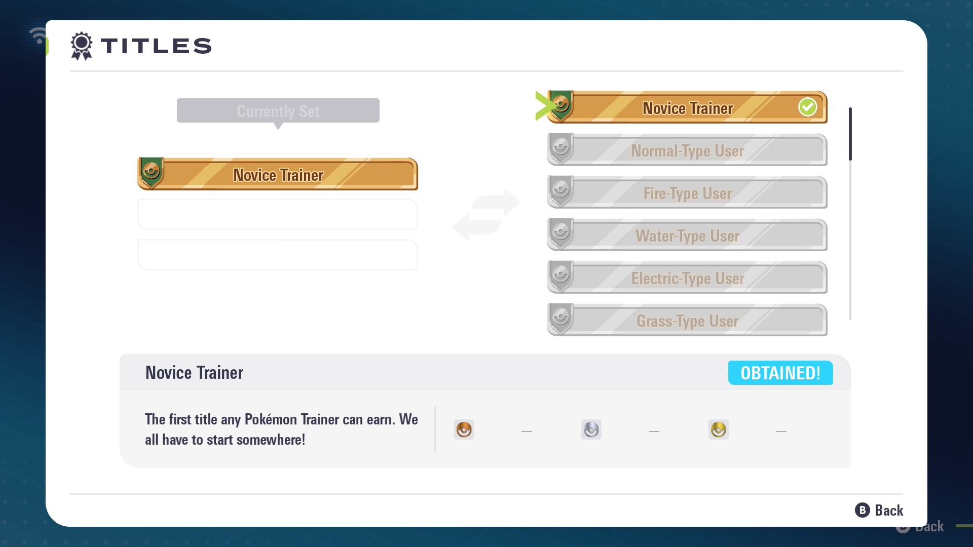 A list of the titles you can unlock in Pokémon Legends: Z-A to display to other players. A list of the titles you can unlock in Pokémon Legends: Z-A to display to other players.