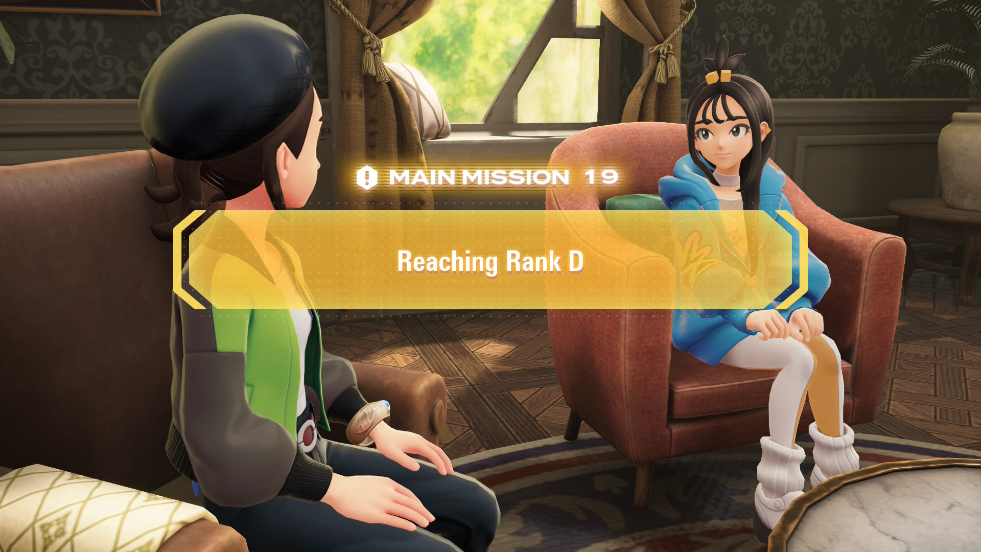 You helped the Pokémon that Rogue Mega Evolved, and now you receive your next Promotion Match.