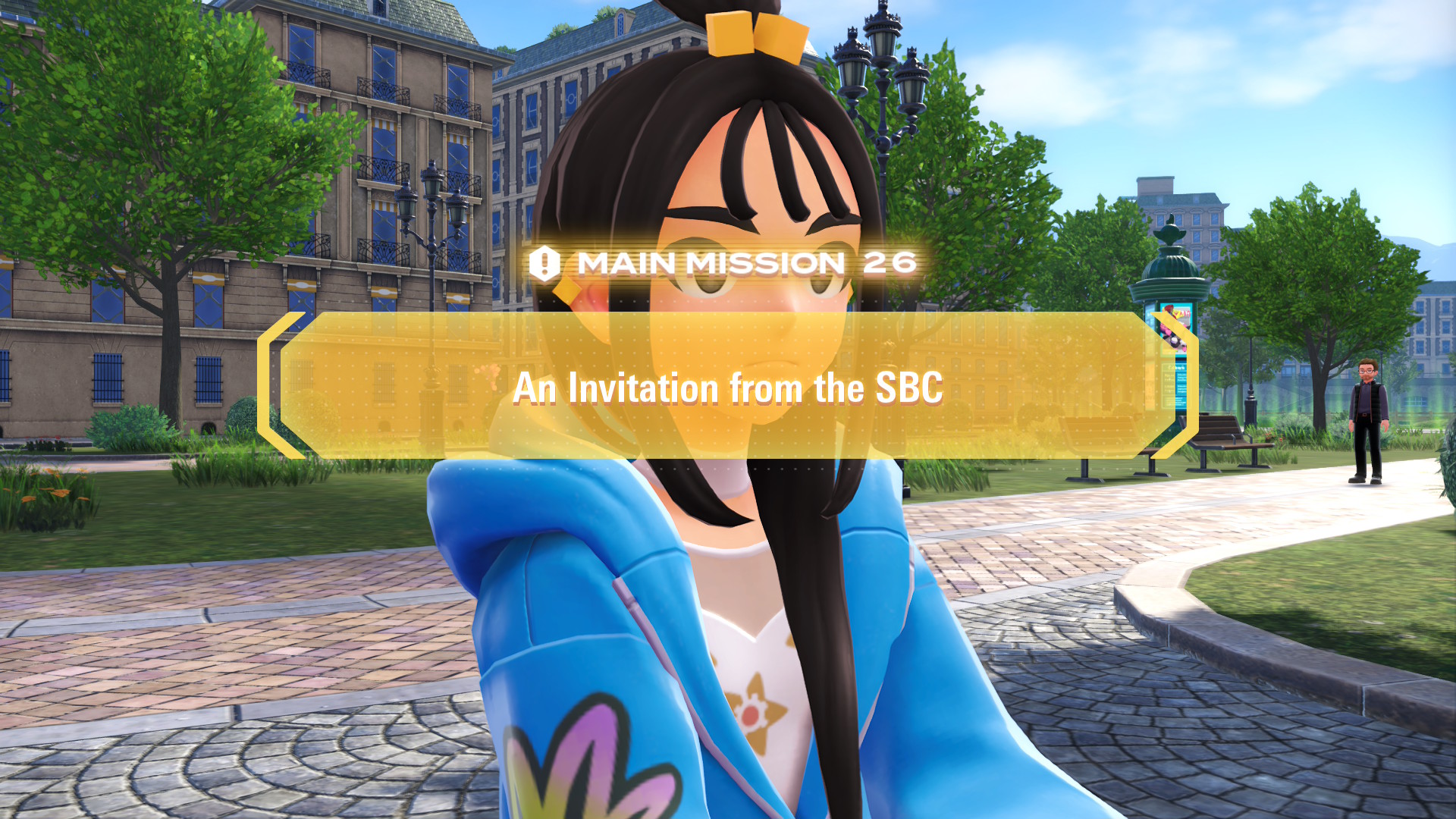 You have received an invitation from Jacinthe, the head of the Society of Battle Connoisseurs.