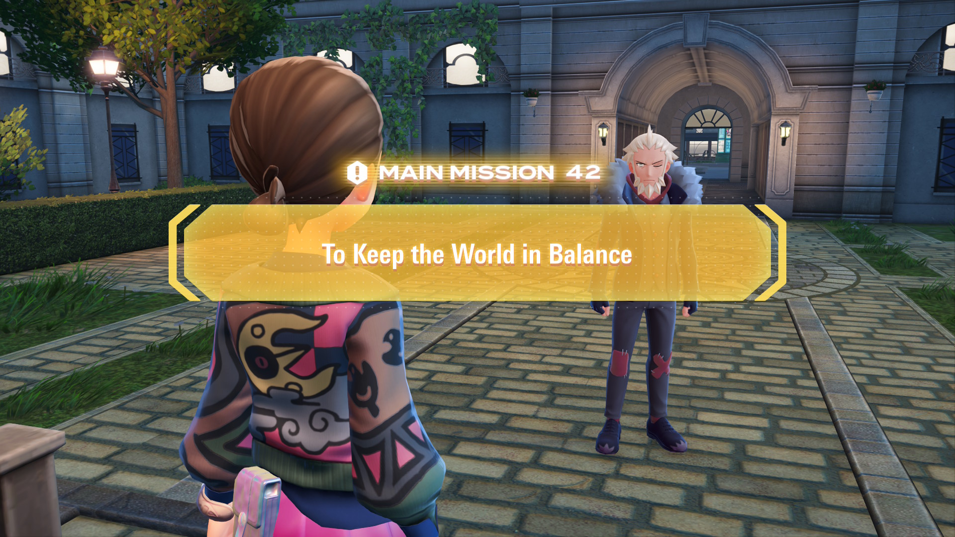 After you catch Xerneas and Yveltal, L meets you in front of Hotel Z.