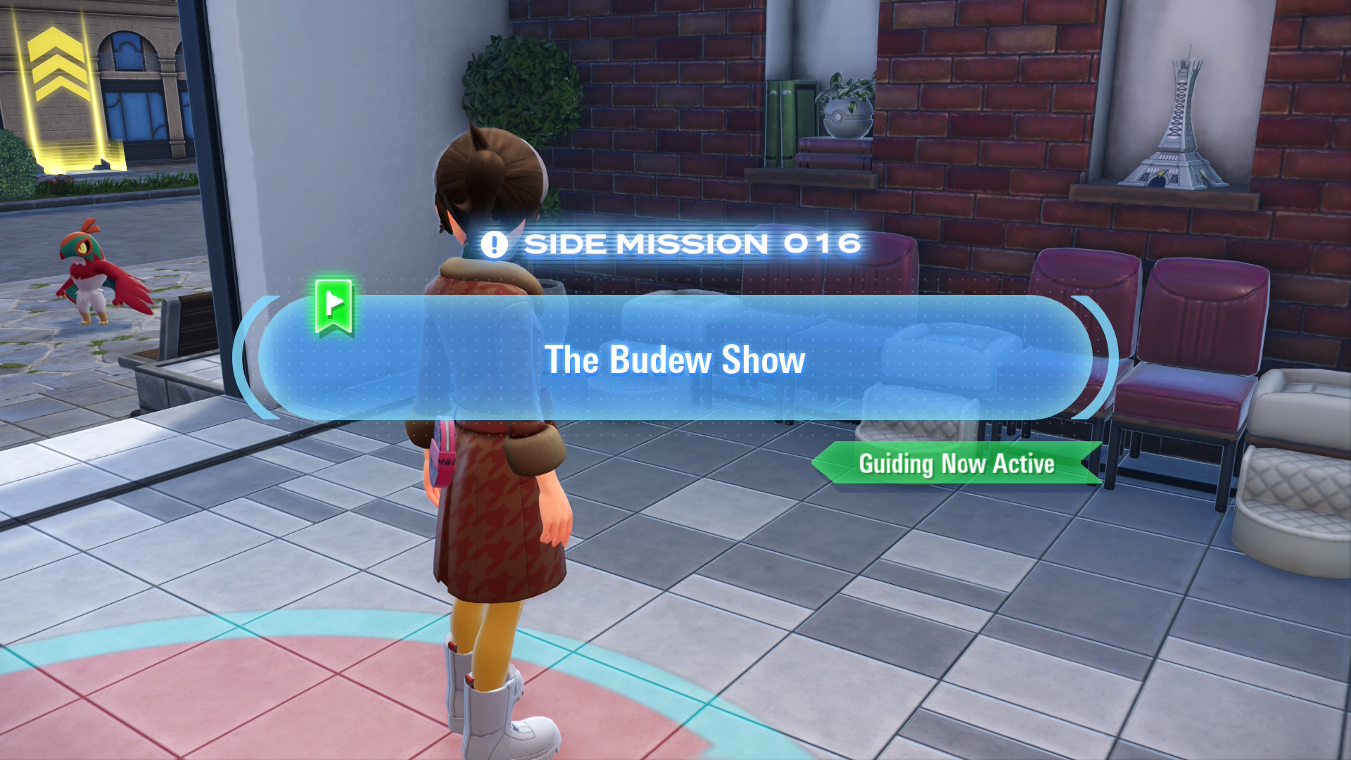Jardin invites you to participate in a show with Budew. Jardin invites you to participate in a show with Budew.
