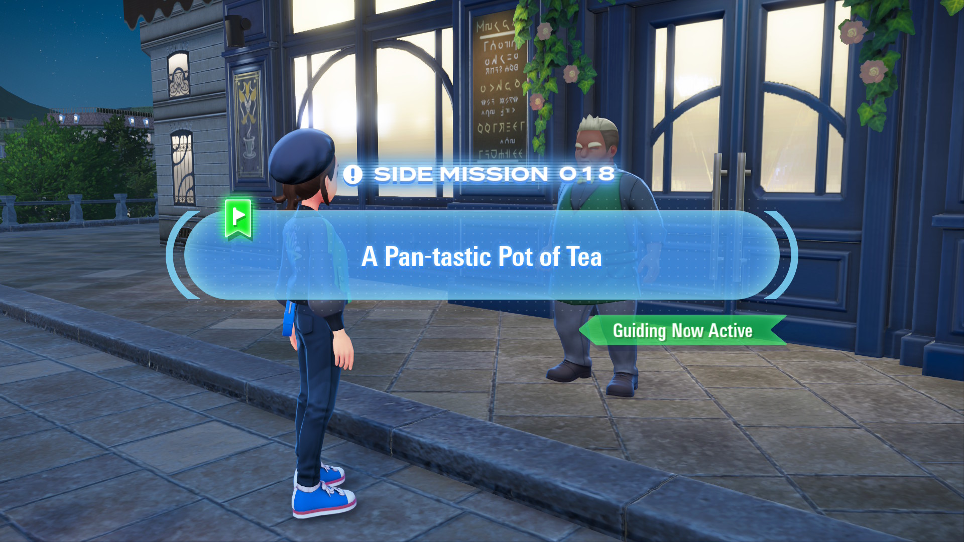 Servando wants to make the perfect pot of tea and asks you to catch a Pansage, Pansear, and Panpour to help make it. Servando wants to make the perfect pot of tea and asks you to catch a Pansage, Pansear, and Panpour to help make it.