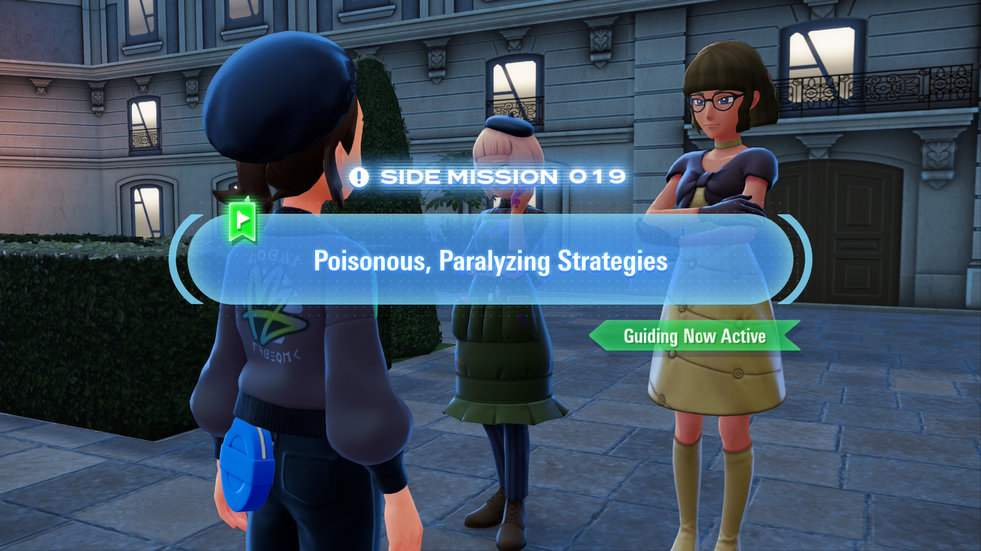 Venin and Lyse are arguing about whether Poison or Paralysis is the better status condition, so they challenge you to a battle to decide. Venin and Lyse are arguing about whether Poison or Paralysis is the better status condition, so they challenge you to a battle to decide.