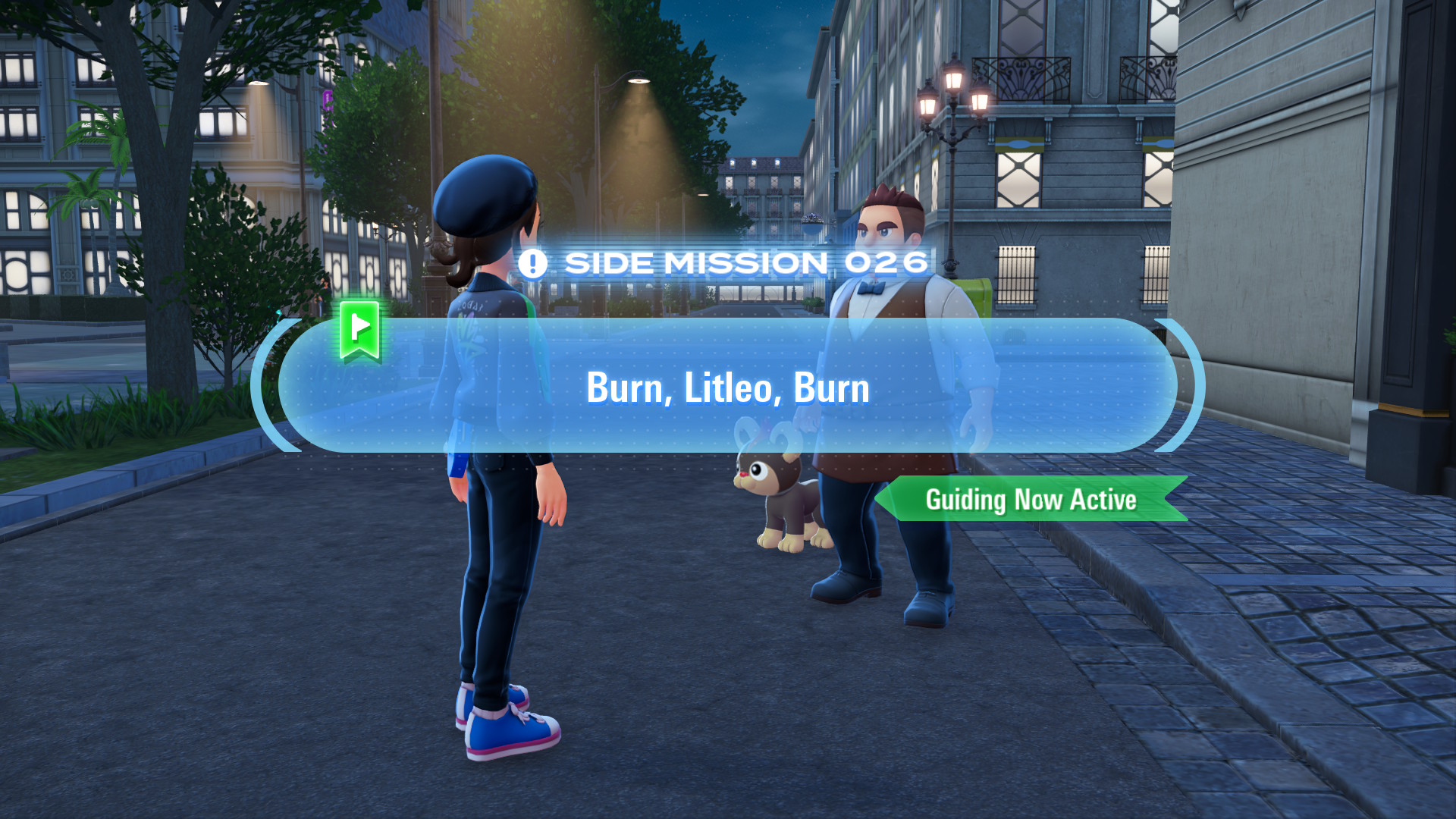 Armie needs a hotter flame for his cooking and asks you to battle his Litleo to power up its flame. Armie needs a hotter flame for his cooking and asks you to battle his Litleo to power up its flame.