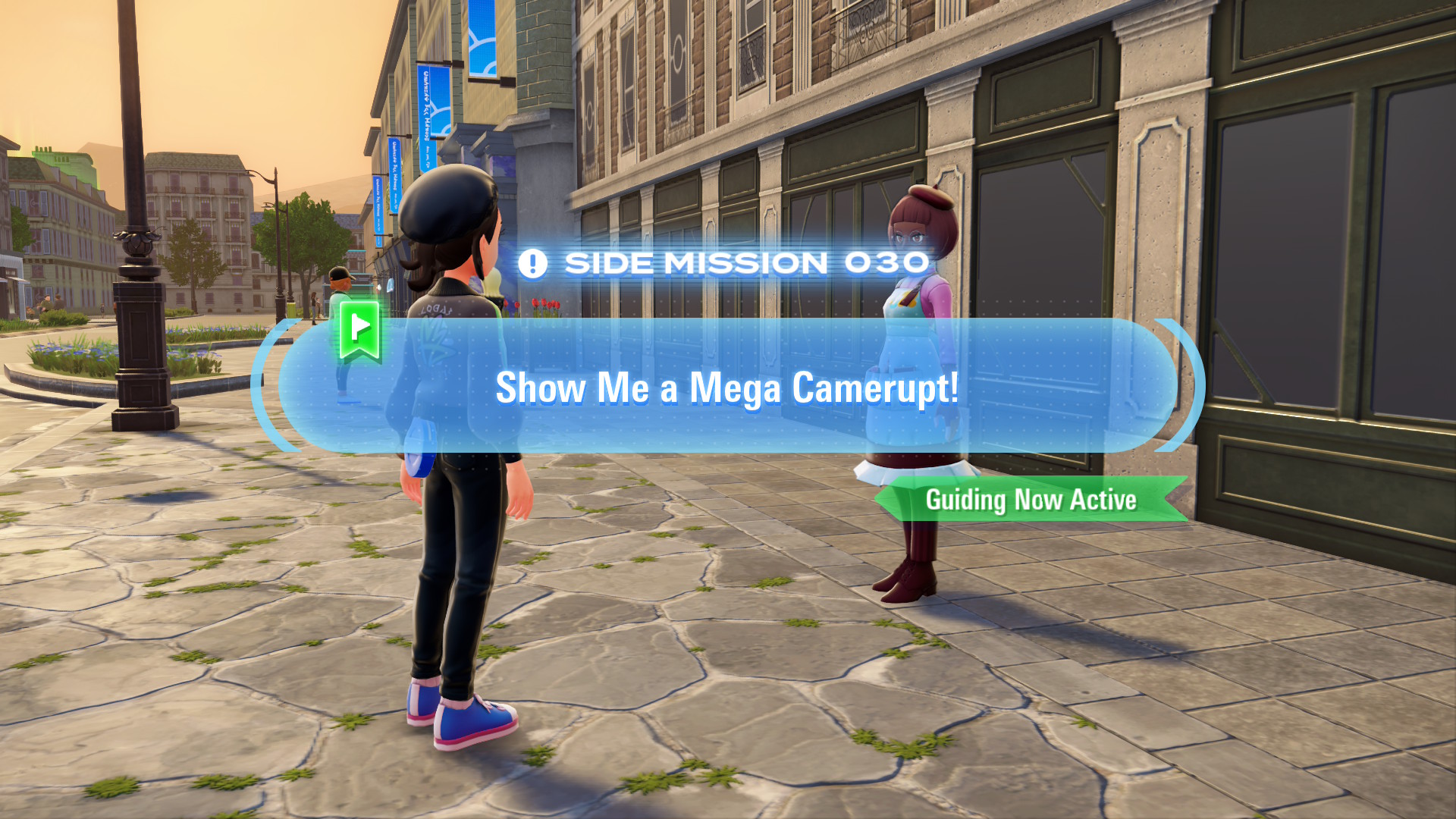 Arden needs inspiration for new color contacts, so she asks you to show her a Mega Camerupt in battle. Arden needs inspiration for new color contacts, so she asks you to show her a Mega Camerupt in battle.