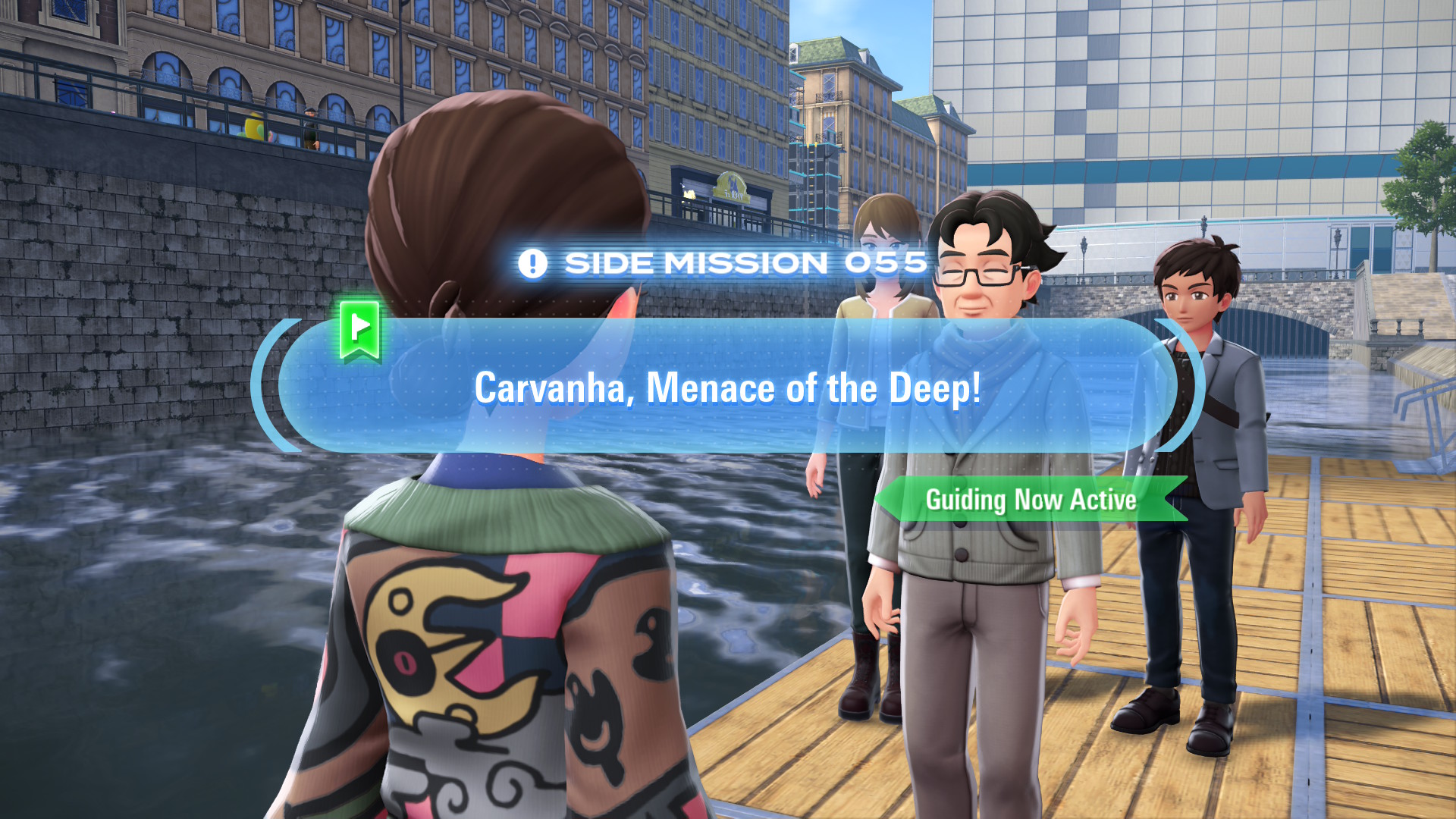 A film director is too scared to film wild Pokémon, so he asks if he can film yours.