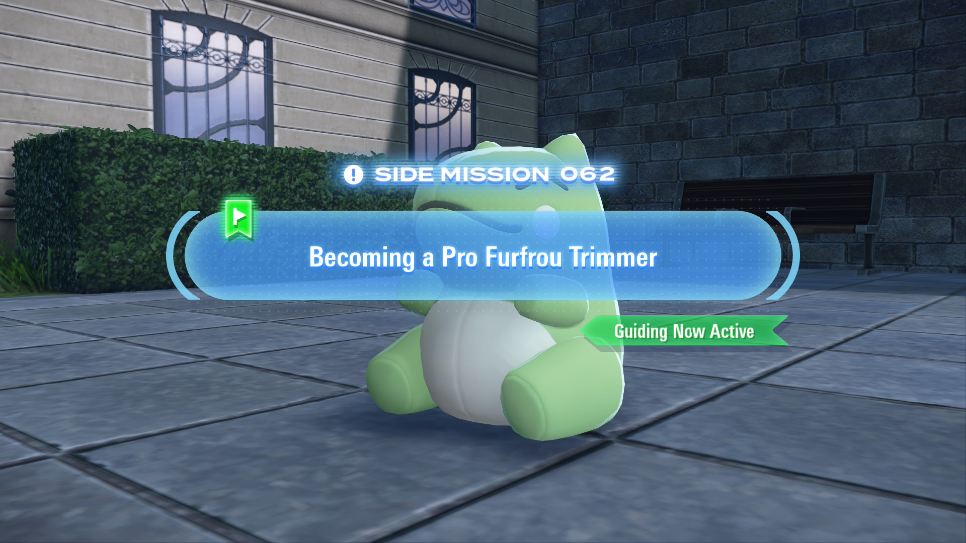 Mirte needs you to demonstrate Razor Leaf to her Scyther so they can add more styles to their Furfrou trimming salon.