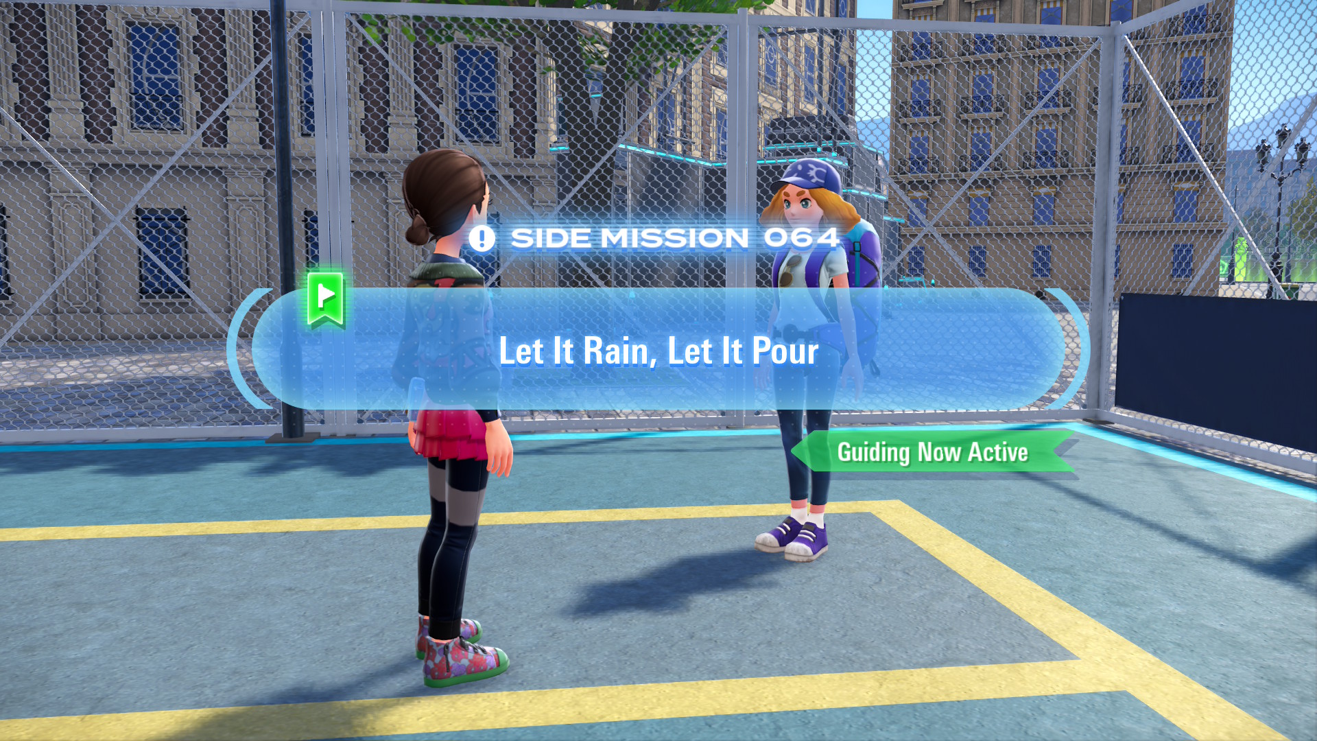 Cielestine wants to battle your Pokémon, but only when it's raining.