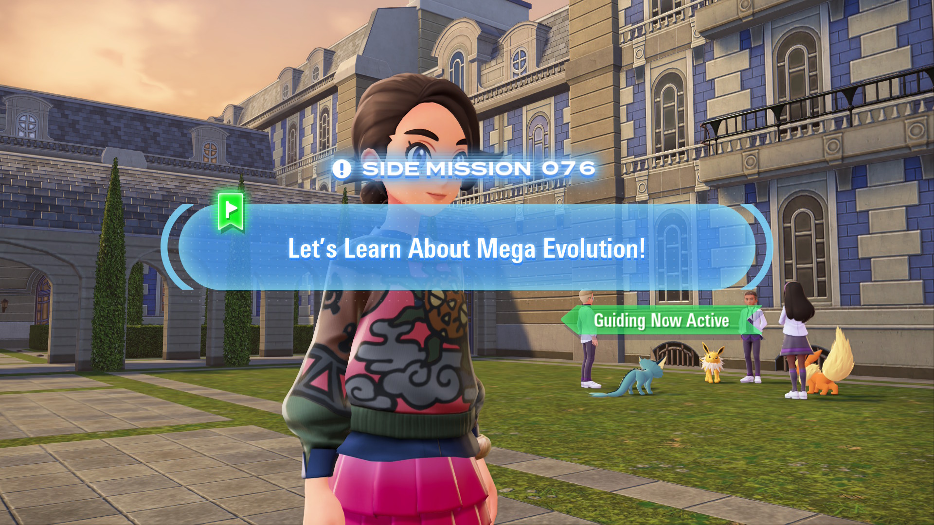 Some of the students at Académie Étoile ask you to teach them about Mega Evolution.