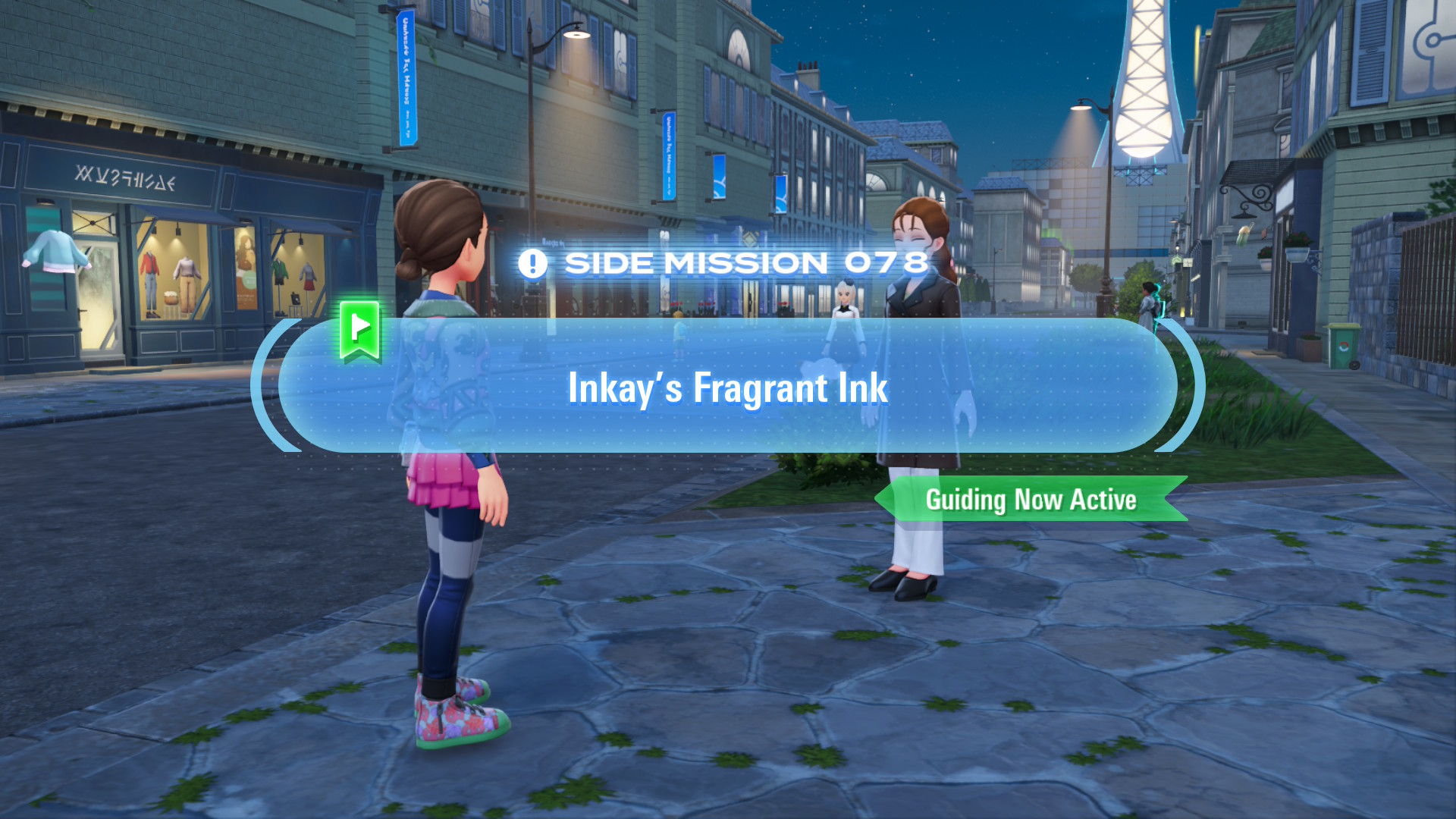 Odette would like your help developing a new fragrance, and this time she wants to see an Inkay.