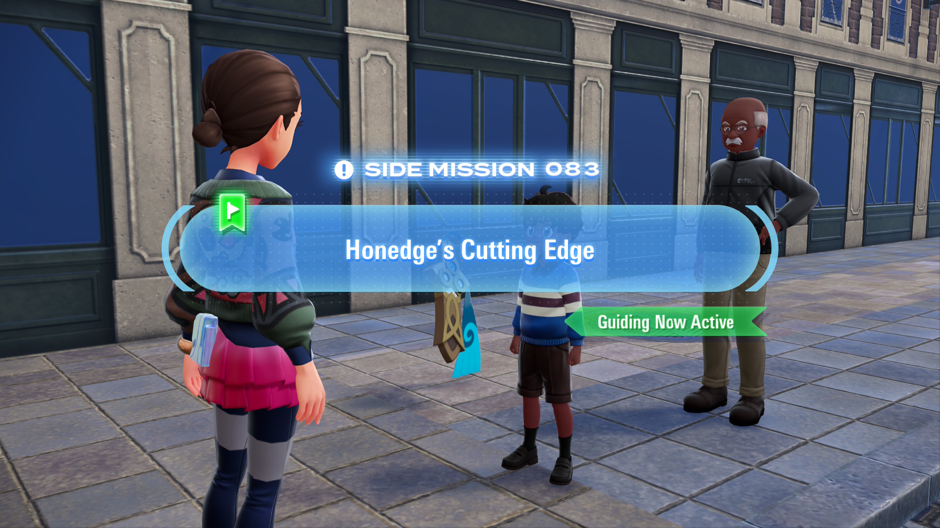 Acier asks you to bring a Pupitar for his Honedge to battle, to sharpen the Honedge's blade.