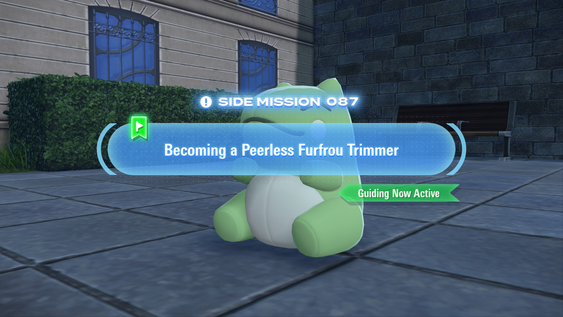 Mirte would like your Pokémon to demonstrate the the move Psycho Cut so her Scyther can improve its Furfrou trimming skills even further.