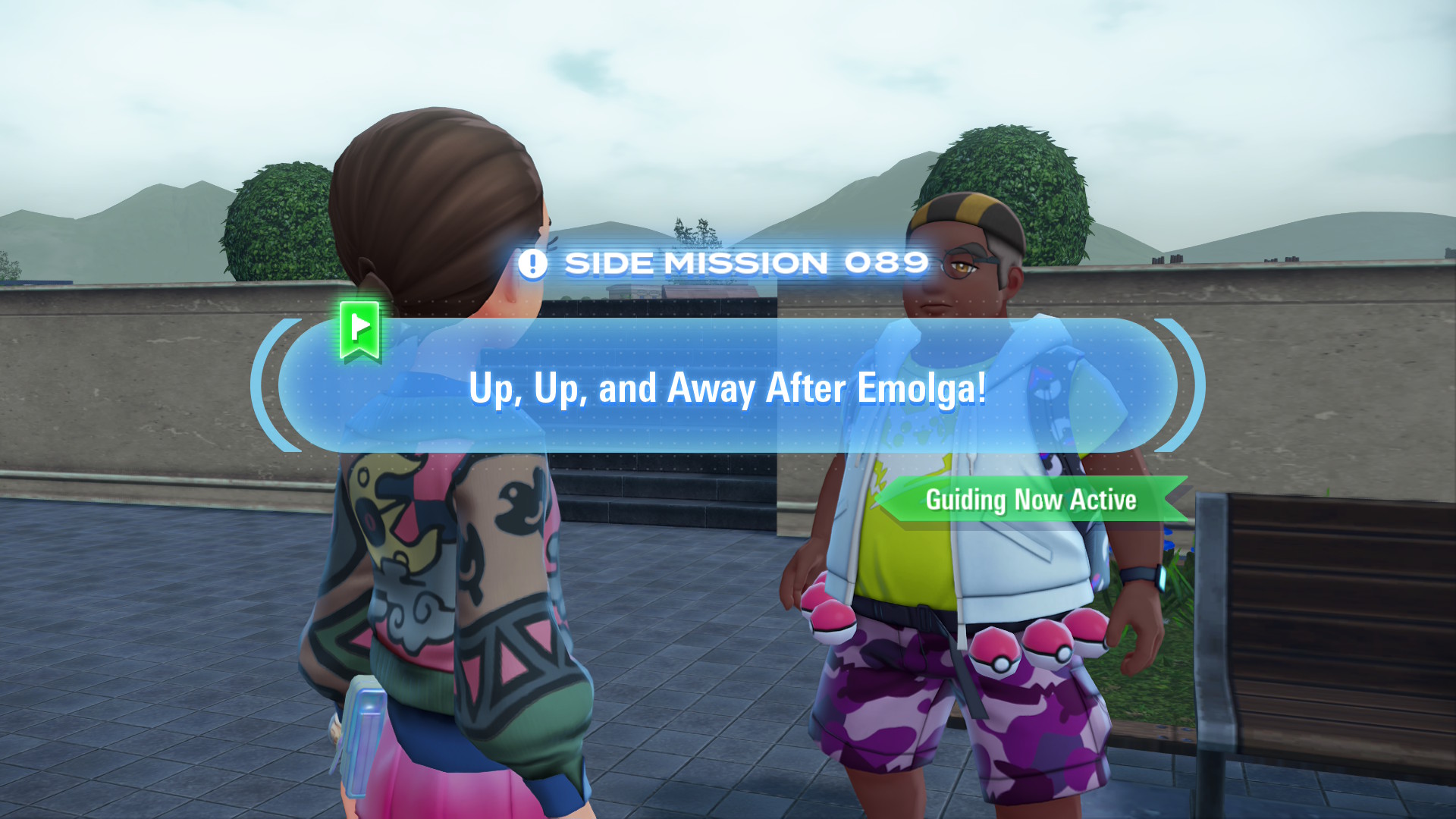 Urmand wants you to stop an Emolga that keeps stealing people's food.