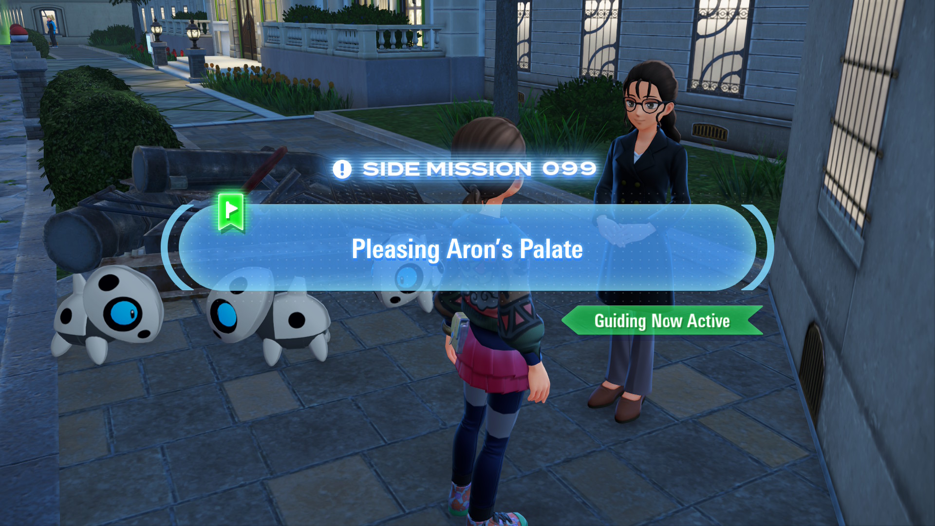 Appée asks you to hit a pile of scrap metal with Sludge Bomb to season it for her Arons.